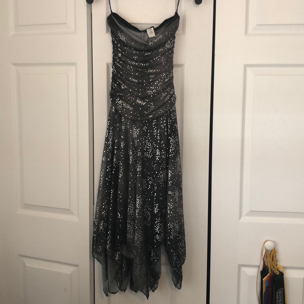 Grey and silver dress